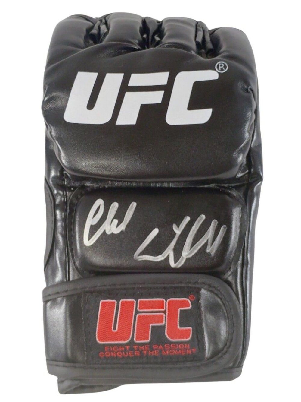 Chuck Liddell Ice Man Signed UFC Fighters Glove Silver Beckett COA MMA Autograph